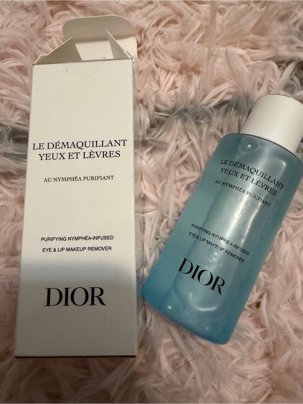 Dior Purifying Eye & Lip Makeup Remover - Light Blue